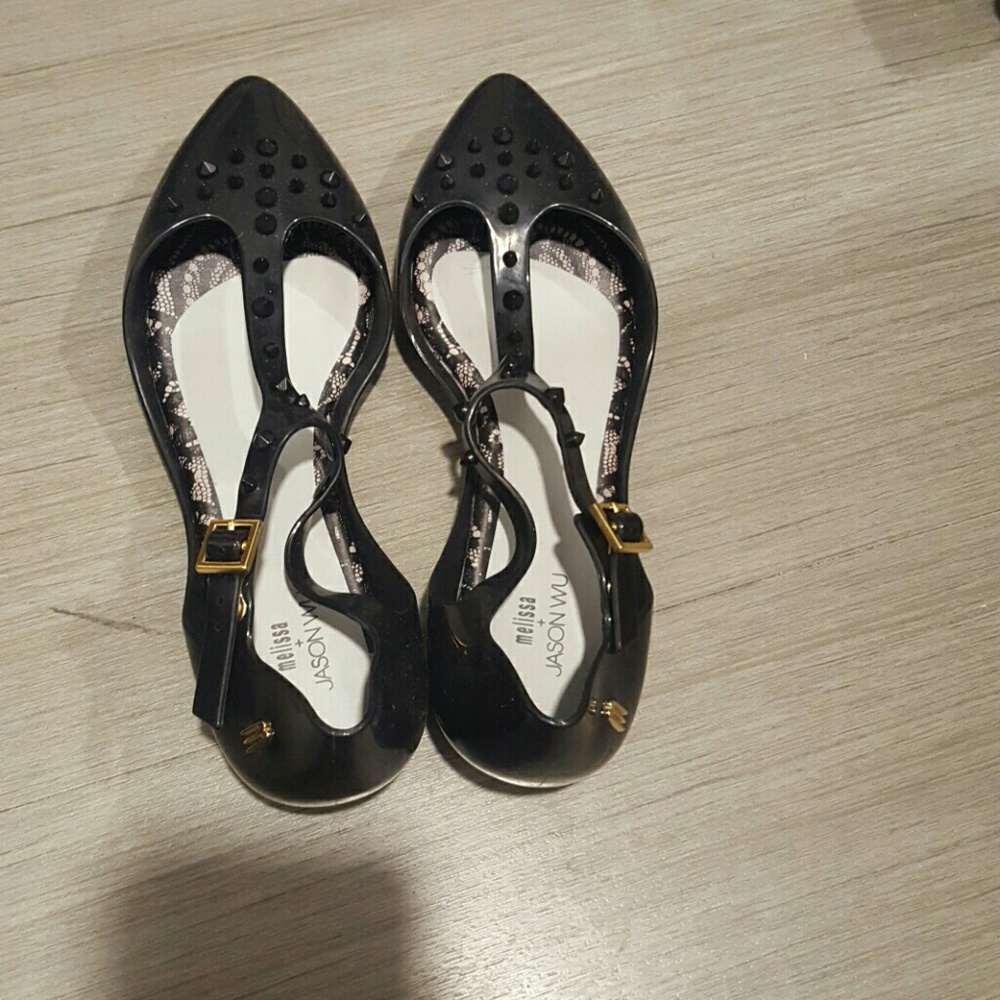 Melissa x Jason Wu studded flats